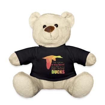 Ente - Teddy - Schwarz - Vorne