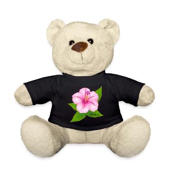 hibiscus - Teddy Bear - black - Front
