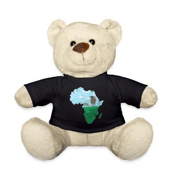 SÜDAFRIKA SÜDEN TIEREN NATUR LEBEN MUSIK MOTIV - Teddy - Schwarz - Vorne