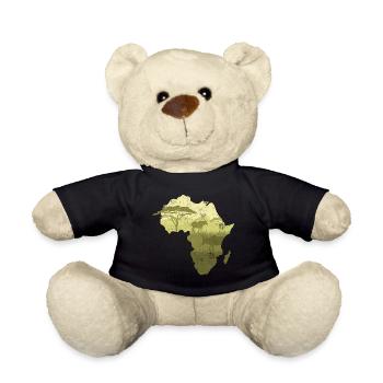 SÜDAFRIKA SÜDEN TIERE NATUR FARBEN AFRIKA MOTIV - Teddy - Schwarz - Vorne