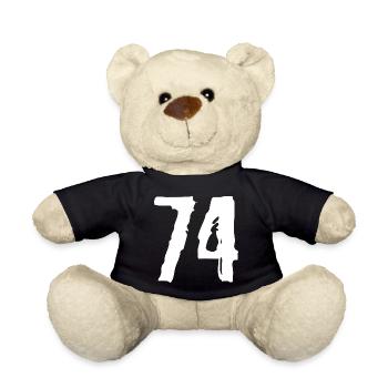 74 number jersey - Teddy Bear - black - Front