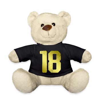 Maillot 18 Numéro - Nounours - noir - Devant