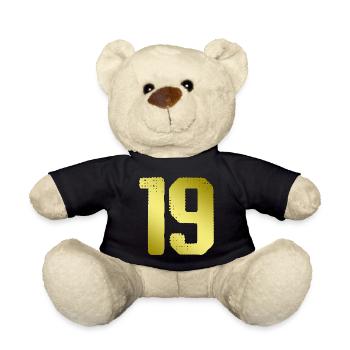 Maillot 19 Numéro - Nounours - noir - Devant