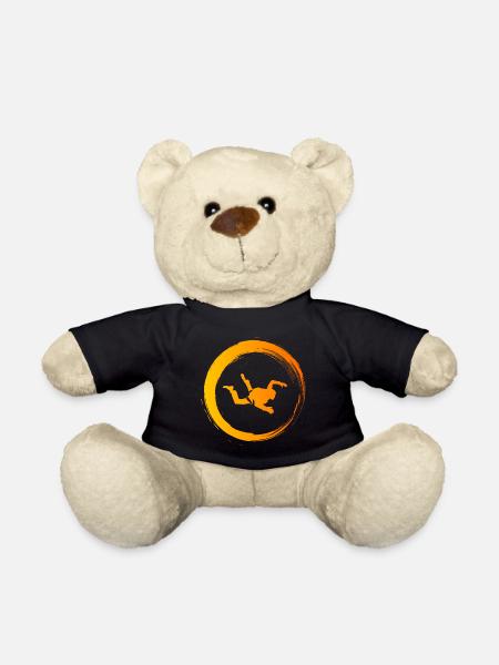 Sporty Hobby Leidenschaft Fallschirmspringen - Teddy - Schwarz
