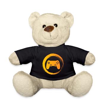 Sporty Hobby Leidenschaft Gaming - Teddy - Schwarz - Vorne