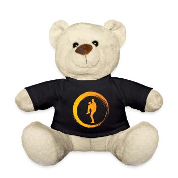 Sporty Hobby Leidenschaft Baseball - Teddy - Schwarz - Vorne