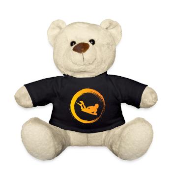 Sporty Hobby Leidenschaft Bodyboard - Teddy - Schwarz - Vorne