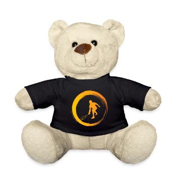 Sporty Hobby Leidenschaft Squash - Teddy - Schwarz - Vorne