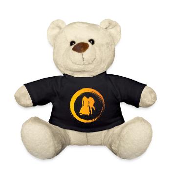 Sporty Hobby Leidenschaft Rodeln - Teddy - Schwarz - Vorne