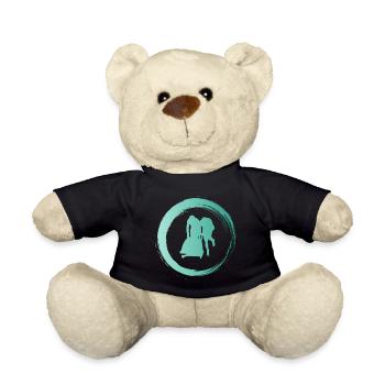 Sporty Hobby Leidenschaft Rodeln - Teddy - Schwarz - Vorne