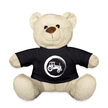 Sporty Hobby Leidenschaft Traktor - Teddy - Schwarz - Vorne