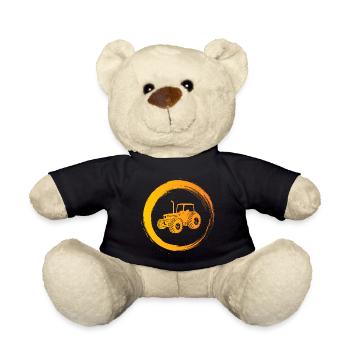 Sporty Hobby Leidenschaft Traktor - Teddy - Schwarz - Vorne