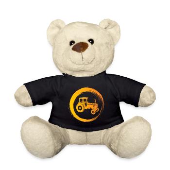 Sporty Hobby Leidenschaft Traktor - Teddy - Schwarz - Vorne