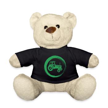 Sporty Hobby Leidenschaft Traktor - Teddy - Schwarz - Vorne