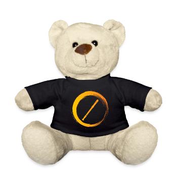 Sporty Hobby Leidenschaft Blockflöte - Teddy - Schwarz - Vorne