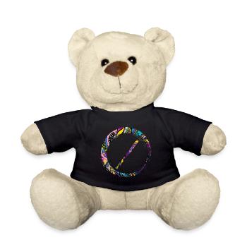 Sporty Hobby Leidenschaft Blockflöte - Teddy - Schwarz - Vorne