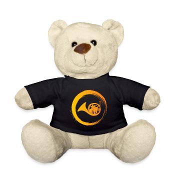 Sporty Hobby Leidenschaft Horn - Teddy - Schwarz - Vorne