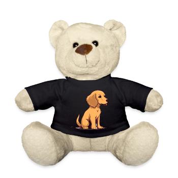 Design de chien mignon pour les propriétaires de chiens - Nounours - noir - Devant