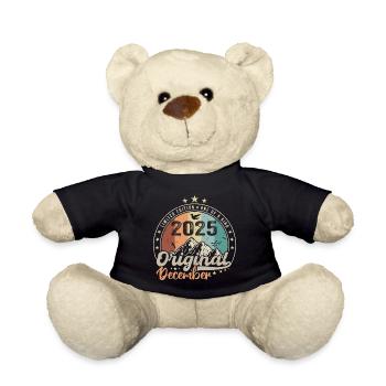 Dezember 2025 Geburtstagsgeschenk - Dezember 2025 - Teddy - Schwarz - Vorne