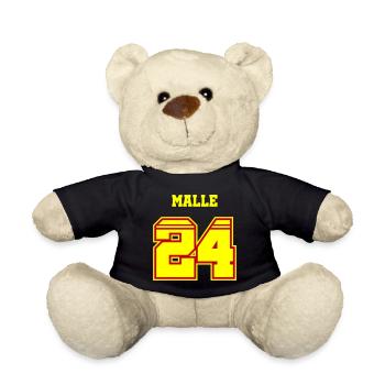 Malle 24 - Teddy Bear - black - Front