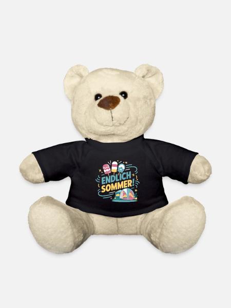 Summer at last - Teddy Bear - black