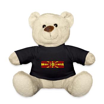 Mazedonien - Teddy - Schwarz - Vorne
