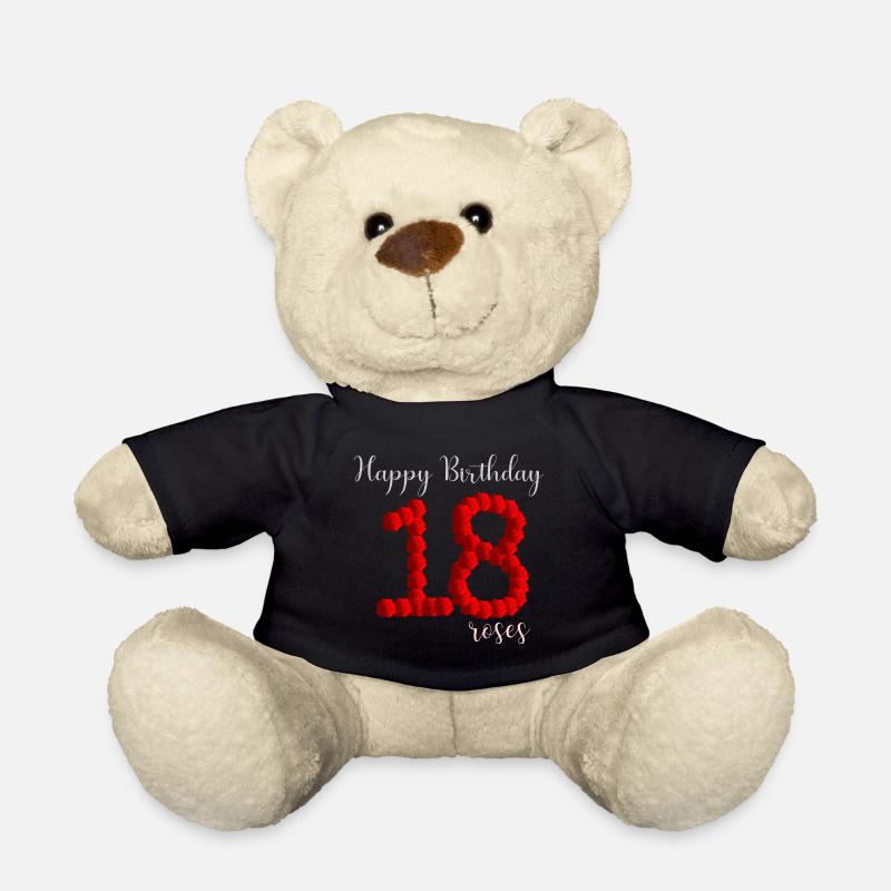 18. Geburtstag - Teddy - Schwarz
