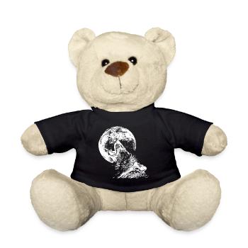 Loup - Nounours - noir - Devant