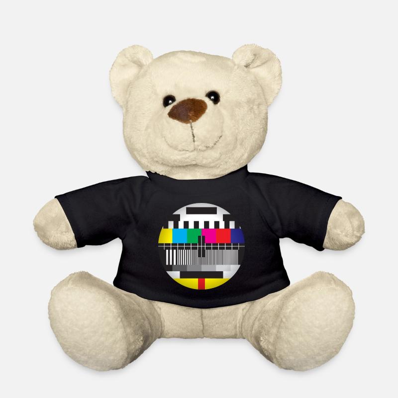 test card - Teddy Bear - black