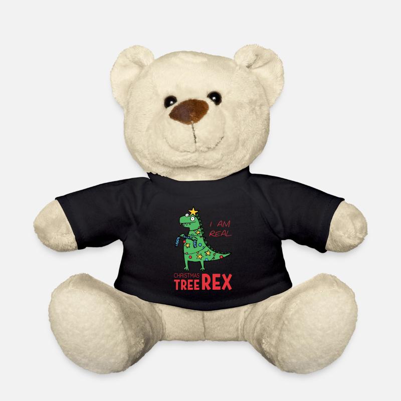 Sapin de Noël rex cadeau disant dinosaure - Nounours - noir