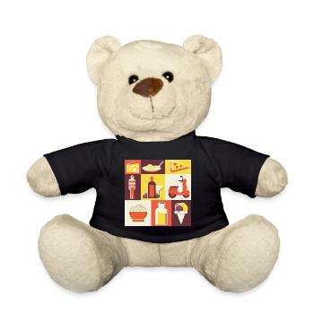 Italienisches Essen, italienische Speisen - Teddy - Schwarz - Vorne