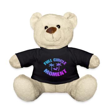 Full Circle Moment Palmen Trash TV Design - Teddy - Schwarz - Vorne