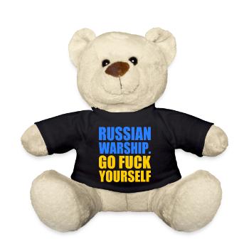 russian warship go f yourself - Teddy - Schwarz - Vorne