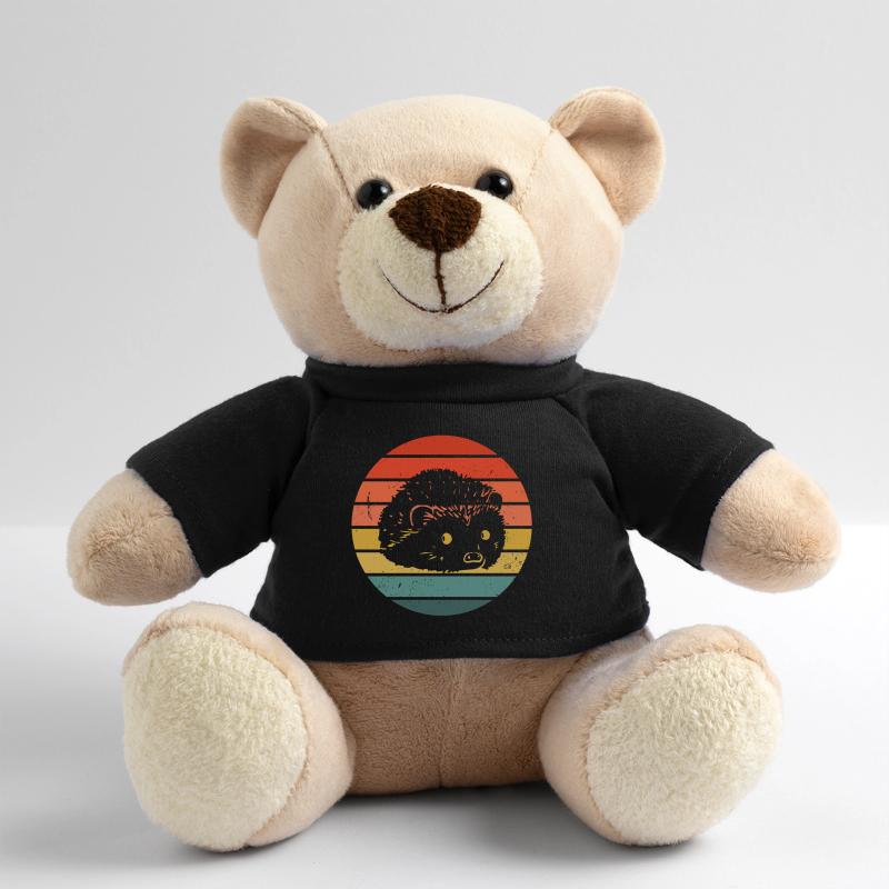Hedgie Retro Sunset Hedgehog Teddy