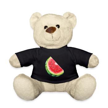 Wassermelonenscheibe Durst Löschen - Teddy - Schwarz - Vorne