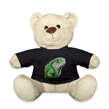 Iguana - Emerald Odyssey - Teddy Bear - black - Front