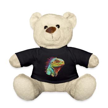 Iguanische Lebendige Farben - Lebendige Mirage - Teddy - Schwarz - Vorne