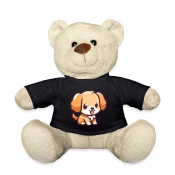 HUND VIERBEINER RÜDE HÜNDIN PFOTE LIEBE TIERFREUND - Teddy - Schwarz - Vorne