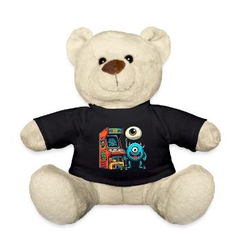 ARCADE SPIELAUTOMAT CASINO JOYSTICK MONSTER CRAZY - Teddy - Schwarz - Vorne