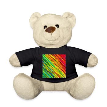 Fight The Demons - Teddy Bear - black - Front