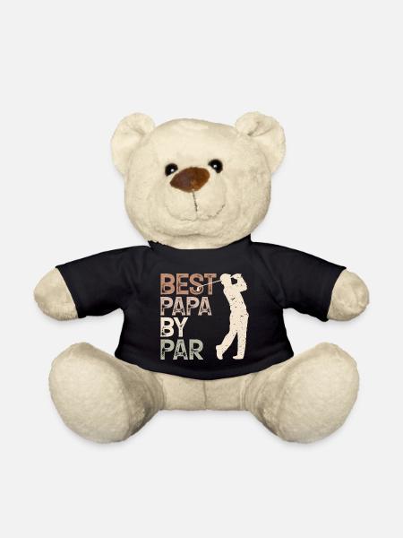 Best Dad By Par Golfing Golf Lover Father's Day - Nounours - noir