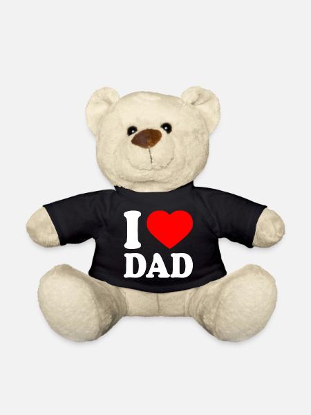 I love dad - Teddy - Schwarz