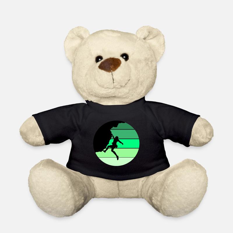 Klettern, Bouldern, Geschenk - Teddy - Schwarz
