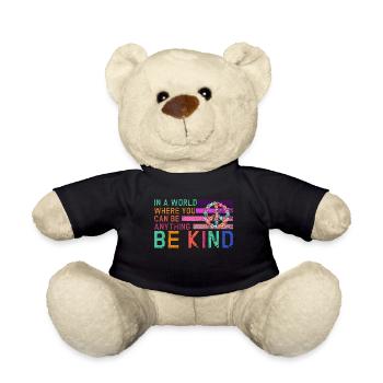 Dans un monde où vous pouvez être tout ce qui est gentil - Nounours - noir - Devant