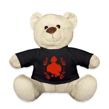 Toucan - Zoo animal - Animal lover - Teddy Bear - black - Front