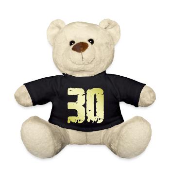 30 Nombre Vintage - Nounours - noir - Devant