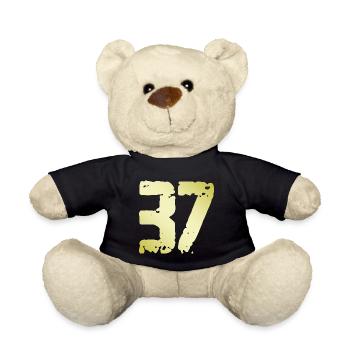 37 Nombre Vintage - Nounours - noir - Devant
