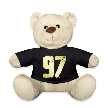 97 Nombre Vintage - Nounours - noir - Devant