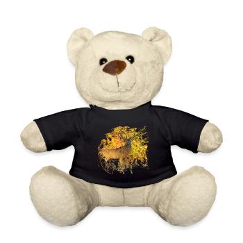 Kapitaler Hirsch zum Abschuss freigegeben - Teddy - Schwarz - Vorne