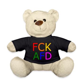Fck afd - Teddy - Schwarz - Vorne